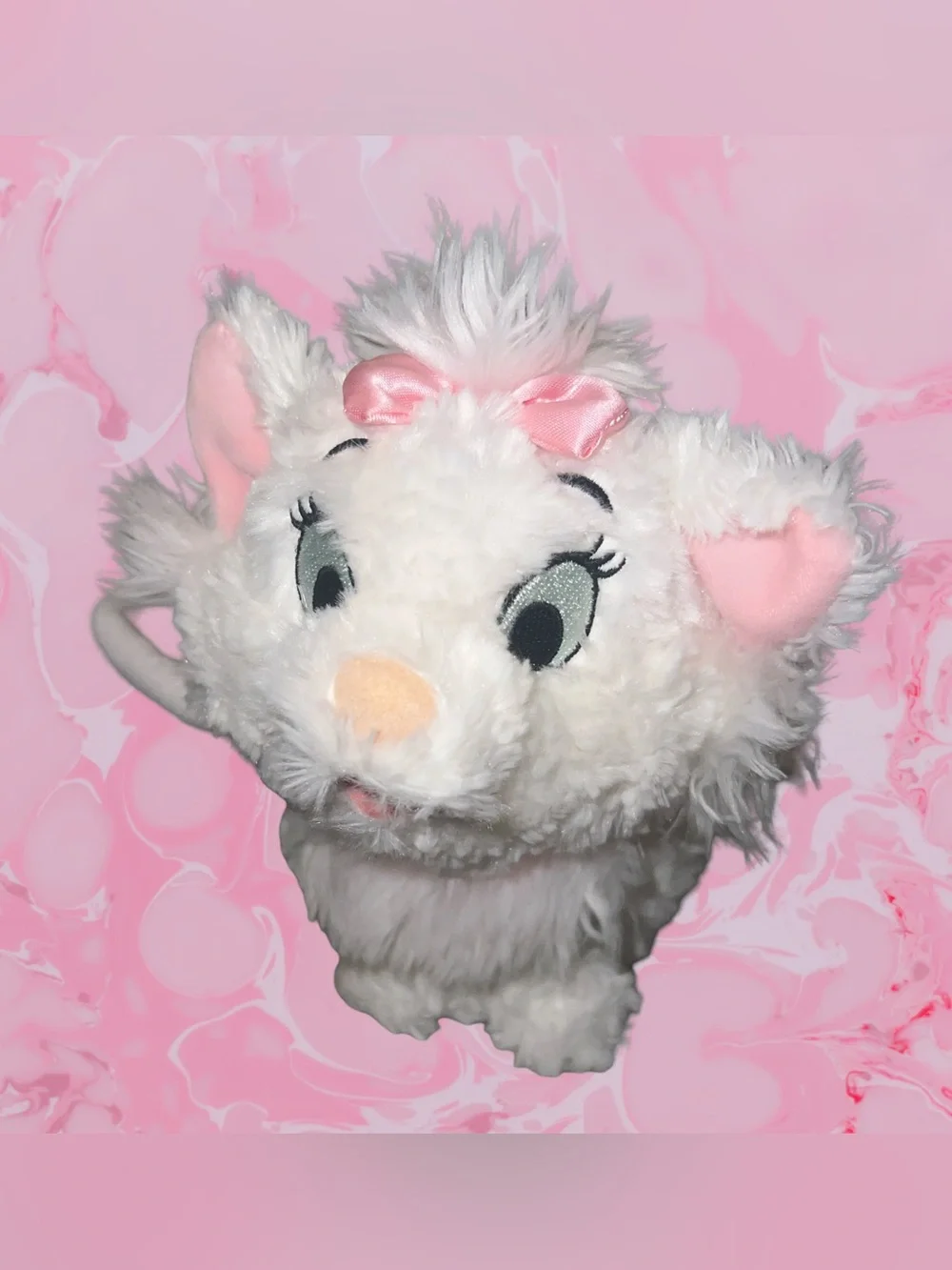 Walt Disney World Marie Aristocats Cat Girls Plush Handbag 11”